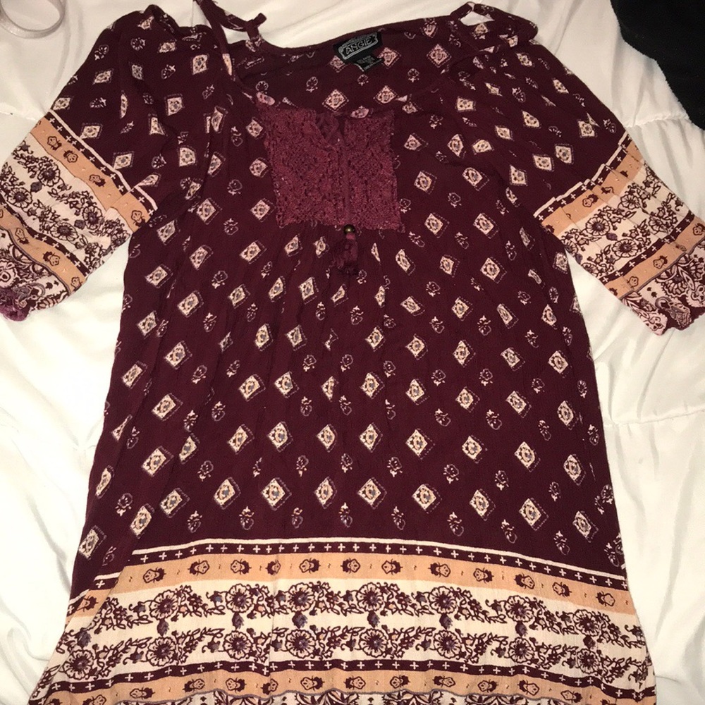 Short dress/long top